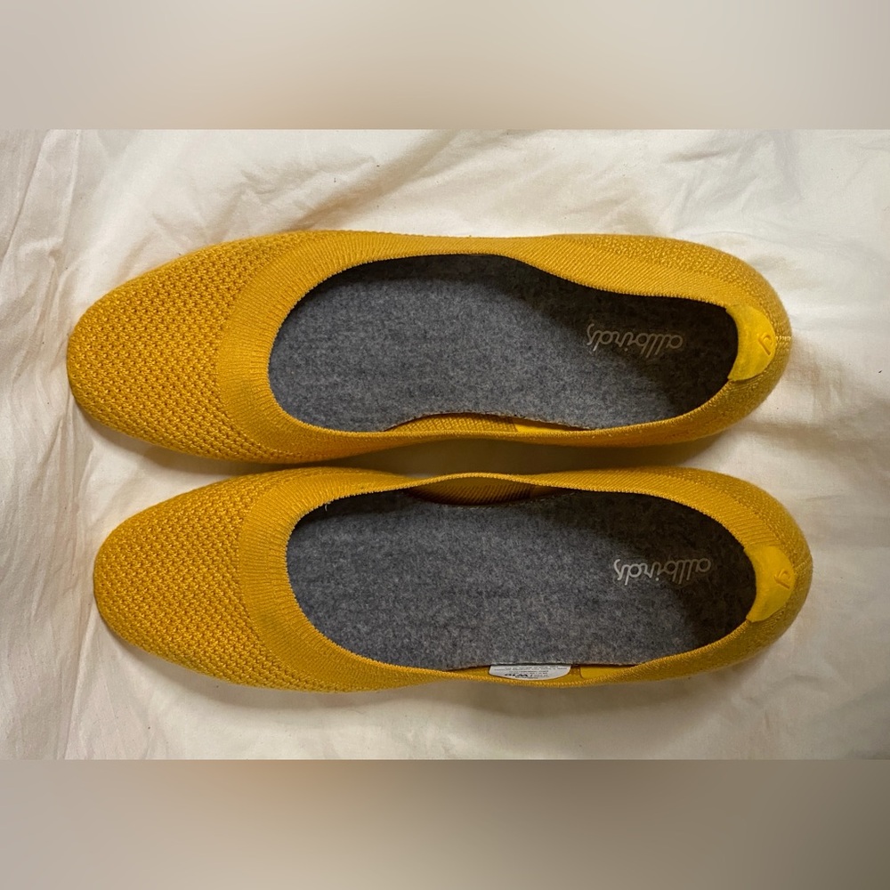 Allbirds tree breezers yellow size 40 women’s 10